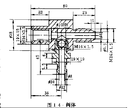 閥體結(jié)構(gòu)圖